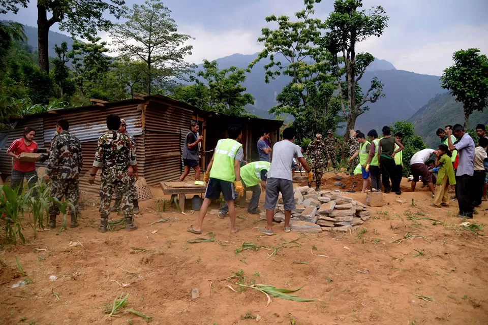 Rebuilding Ghumthang-7, Sindhupalchowk