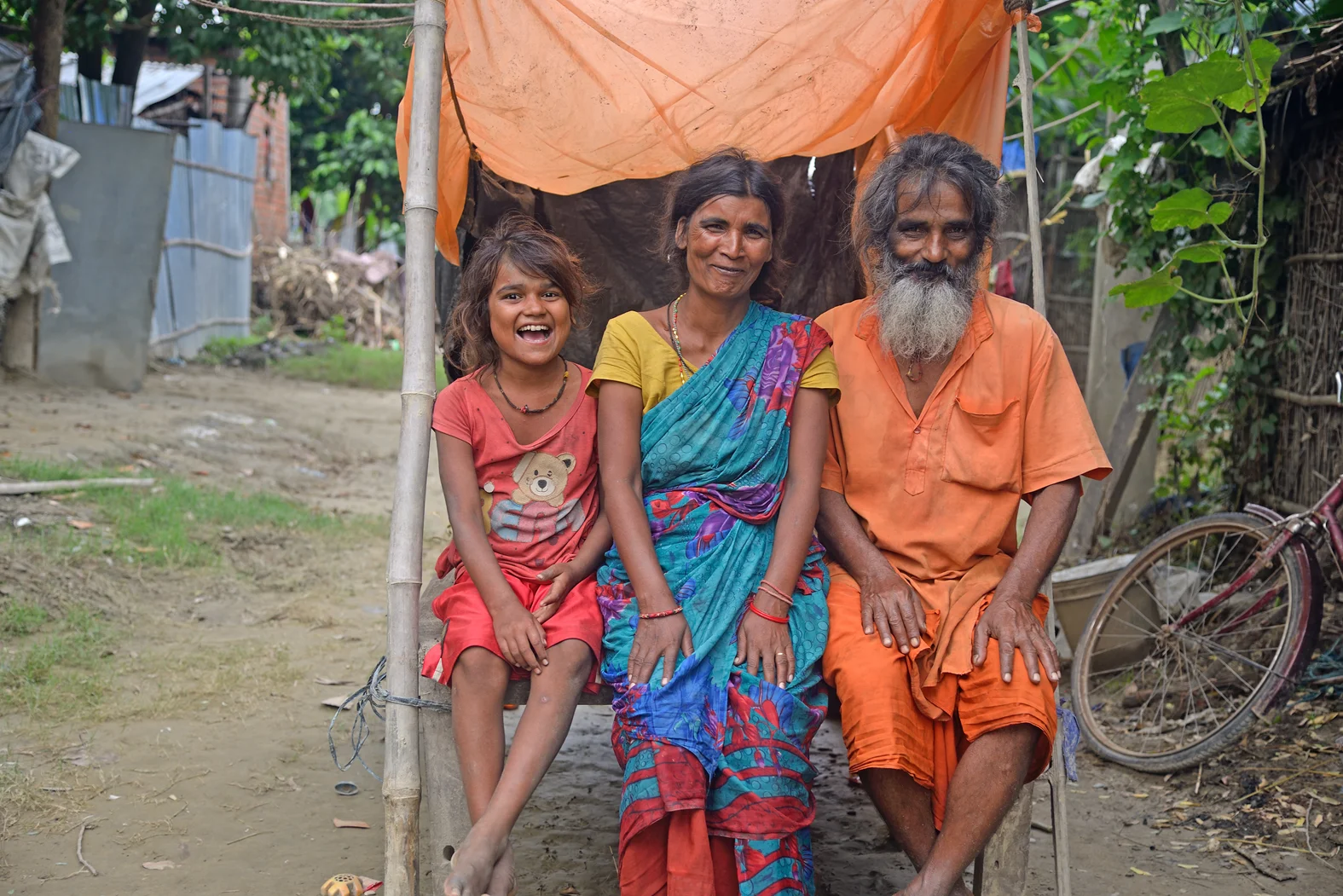 Laughter amidst sorrow
