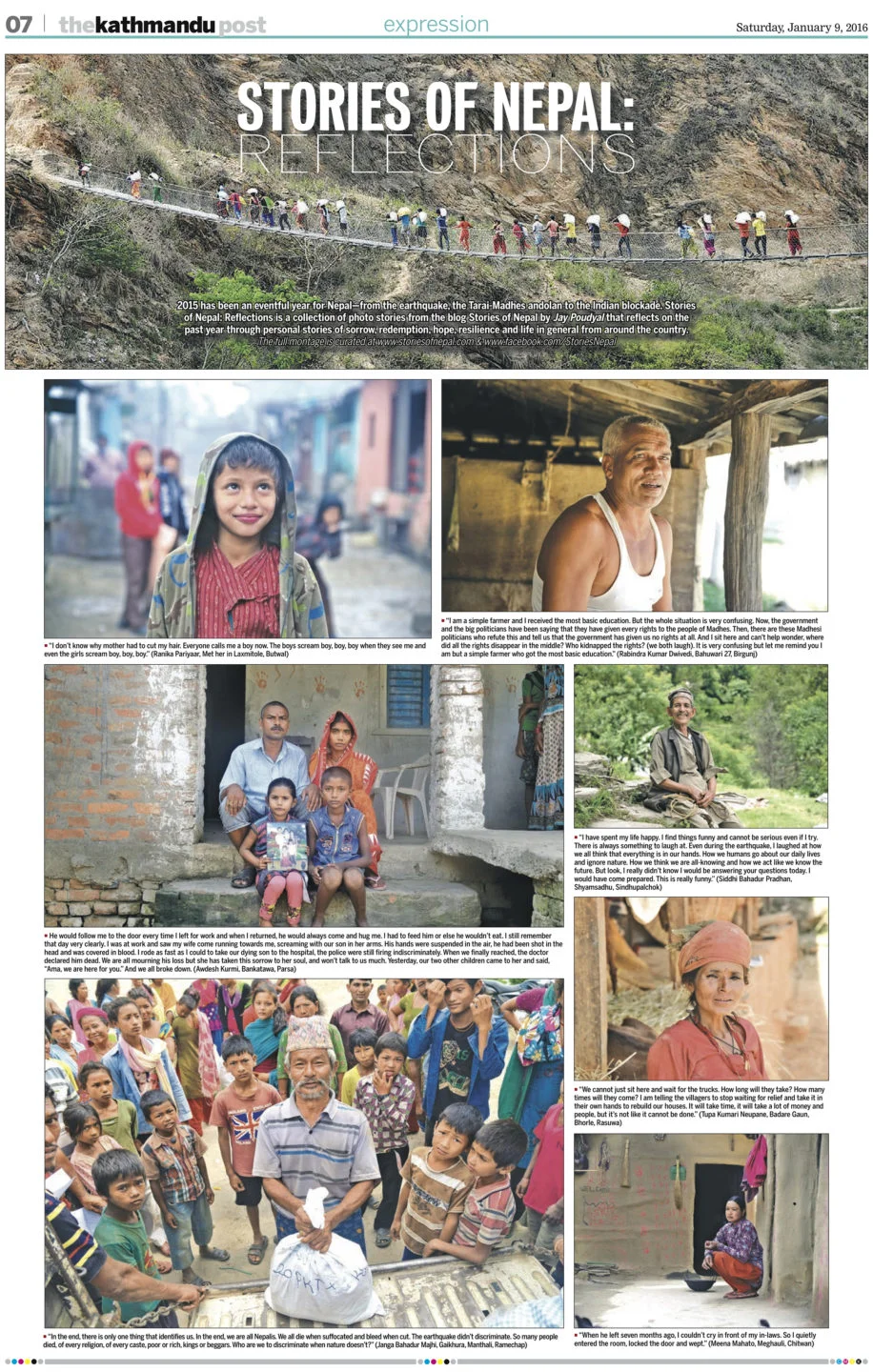Stories of Nepal : Reflections